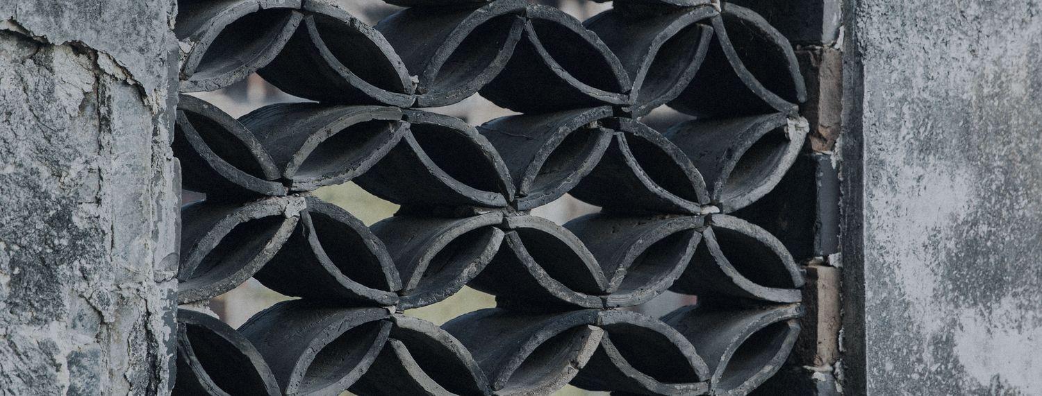 Concrete lattice screen